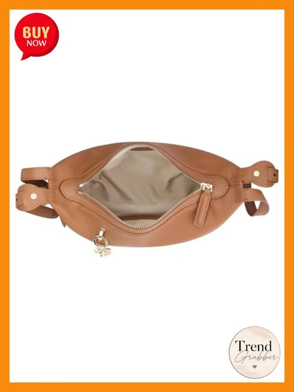 Genuine Cow Leather Crossbody Bag - Adjustable Strap Shoulder Purse